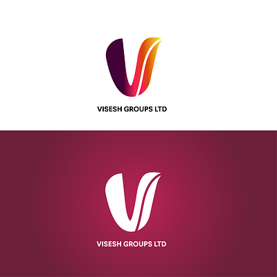 v modern gradient logo design graphic design logo vector