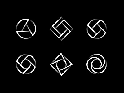 Rotating Logo branding design icon logo