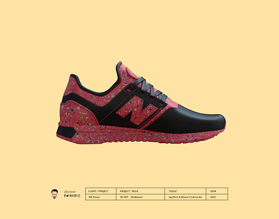 NB Shoes 3d 3drender 4d c4d cinema4d nb nb shoes shoes