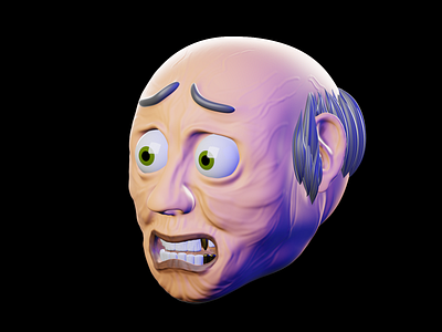 3D Human head 3d 3d art 3d character 3d design 3d illustration 3d modelling art blender characters graphic design illustration render
