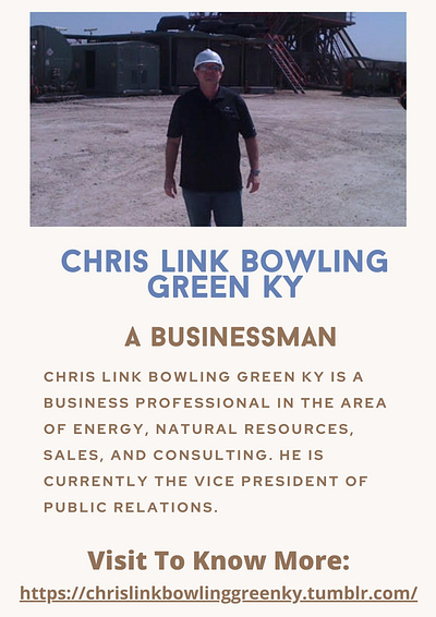 Chris Link Bowling Green Ky - A Businessman bowling green ky businessman chris link natural resources playing golf professional career vice president