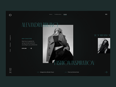 Fashion magazine of women's clothing apparel beige black clothes clothing collection dark design fashion fashion brand fashion magazine fashion store minimalizm photography typography ui ux wear web woman
