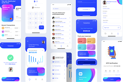 DigiWall - Digital Wallet app ui design design inspiration digital wallet mobile app ui minimal ui design mobile app ui mobile app ui design mobile design mobile ui mobile ui design modern app design ui modern ui rushabh koradia rushabh ui ui ui design ui inspiration unique design urban ui ux.rushabh