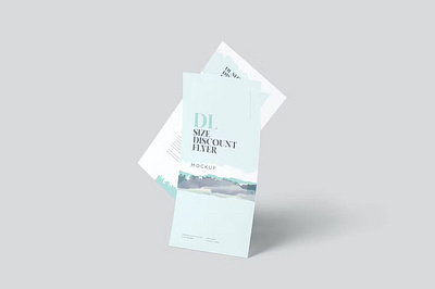 FREE DL Size Discount Flyer Mock-ups branding catalog clean customization design discount flyer flyer mock ups flyer mockup graphic design illustration indesign magazine mockup template motion graphics print printable psd mockups smart object template ui