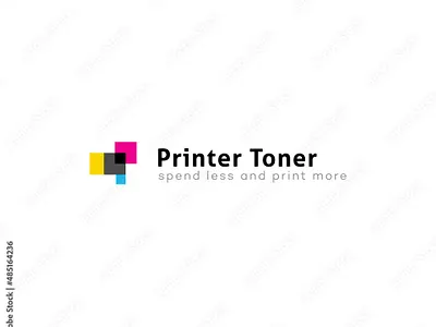 Printer Toner Logo Template vector symbol printer toner logo