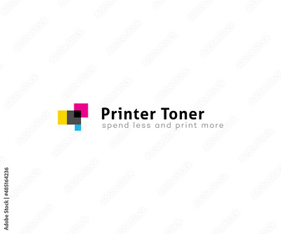 Printer Toner Logo Template vector symbol printer toner logo
