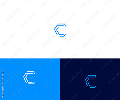 Letter C, CC Logo Design vector Template symbol