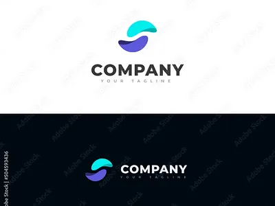 Letter S Logo Design vector Template spilt