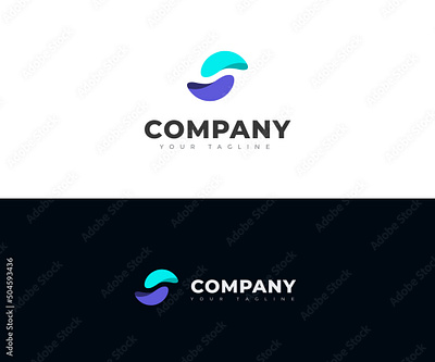 Letter S Logo Design vector Template spilt
