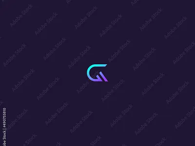 CA, AC, AG, GA Letter Logo Design vector Template ga letter symbol