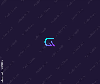 CA, AC, AG, GA Letter Logo Design vector Template ga letter symbol