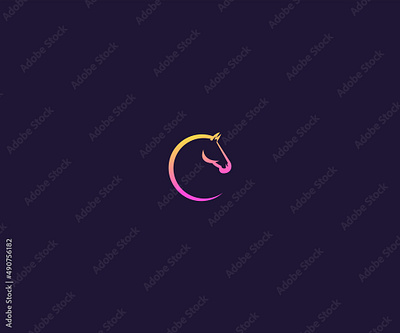 Horse Logo Design vector Template wildlife