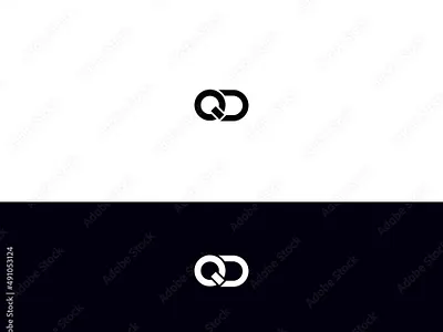 QD Letter Logo Design vector Template style