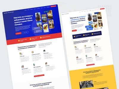 Event Center Landing Page blue clean corporata design event center landing page simple ui ux webflow white