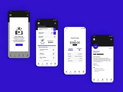 LABR App Screens agency app branding design grand rapids identity ui usability ux