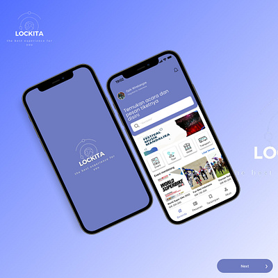 LOCKITA Online Ticket Mobile App app brand branding design designer graphic design illustration logo ui ux