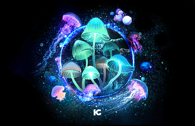 Jelly Shroom Eco design digital design graphic art graphic design photo manipulation photoshop lighting visual art