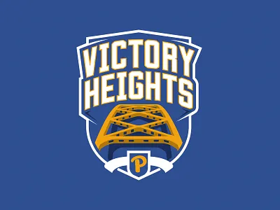 Unused Pitt Victory Heights Logo bridge logo panthers pitt pittsburgh victory