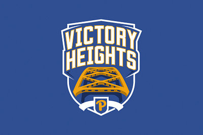 Unused Pitt Victory Heights Logo bridge logo panthers pitt pittsburgh victory