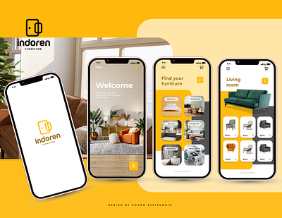 Indoren UI / UX branding graphic design logo ui