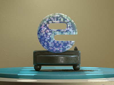 Diverse Letter E 3d 3d artist 3d font 3d type 3dfont art direction c4d contemporary type design digital art diverse dotted type experimental type gore std graphic design redshift 3d render rounded type type type design