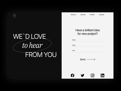 Contact Form concept contactform dailyui design figma makeevaflchallenge makeevaflchallenge8 ui