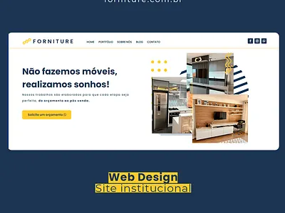 Web Design Site Institucional - Forniture Móveis Planejados design site ui ui design web design wordpress