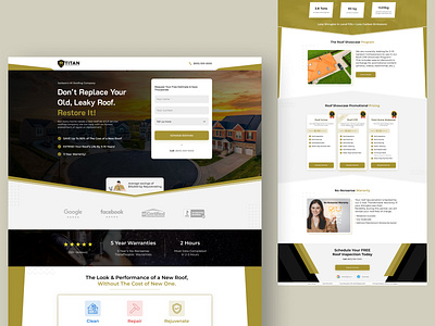 Titan Landing Page, Client's Project. best website design client project client work hire designer inspiration landing page ui design pro website design real estate website design ui ux ui ux designer web design website ui design