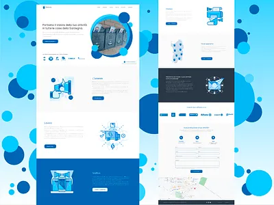 Leaflet Distribution website landing design ui ui ux design user experience design ux web design