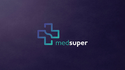 medsuper brand branding design graphic design logo medical