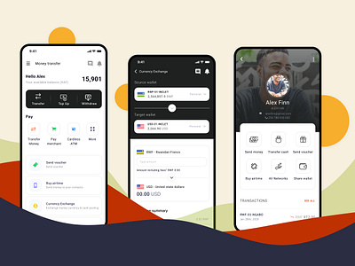Multi Currency Money Transfer App color figma fintech moneytransfer productdesign uxdesign