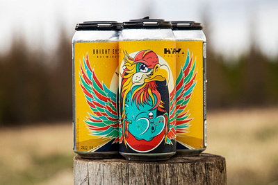 Hypha Project | Illustration & Label Design advertising beer can beer label branding brewery canada design graphic design illustration illustrator neilmanuelcreative packaging vector