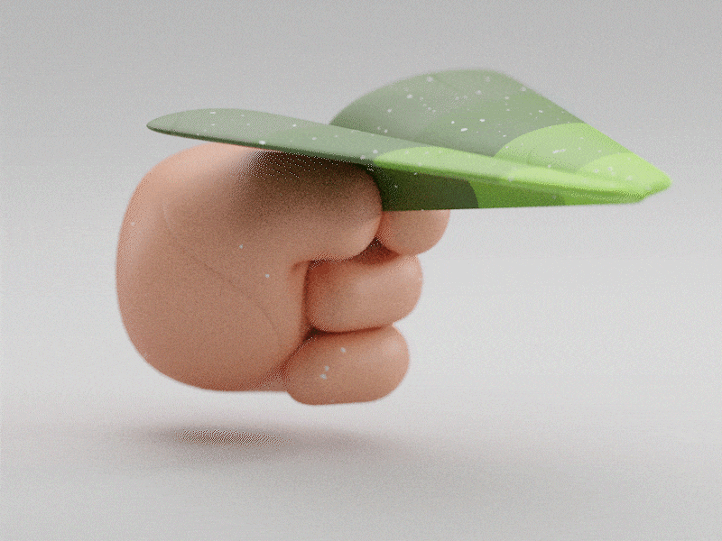 Clay Paper Plane 3d animation art clay cute design game motion graphics