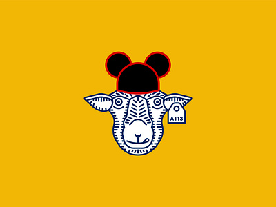 Disney Sheep animal branding disney film films flat logo logos marvel mcu minimal minimalist movie movies pixar sheep superheroes