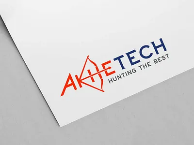 Akhetech - Logo Design for Tech Blog branding logo logo design tech logo