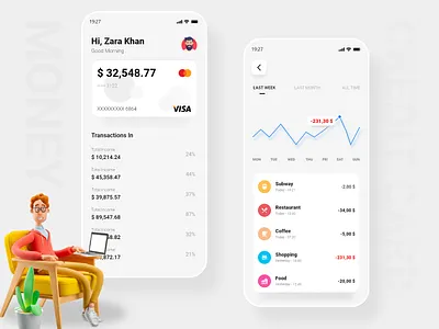 Credit Card App - Banking Mobile App app app design appdesign bank app banking app credit card credit card app credit card ui credit card view creditcard finance app finance app design graphic design logo logo design mobile app mobile bank app ui uiux ux