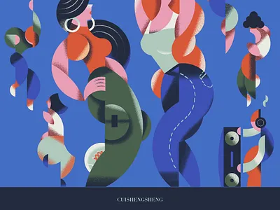 music design graphic design illustration