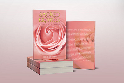 Book_cover design fantacy book graphic design love pink romance book rose