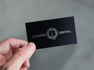 Dubree Digital Business Card branding business card logo photographer photography branding photoshop professional skeleton vector