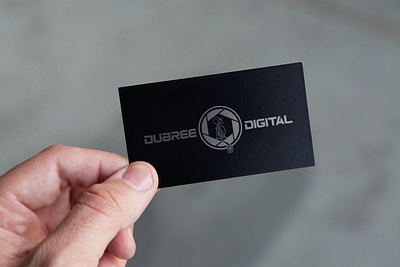 Dubree Digital Business Card branding business card logo photographer photography branding photoshop professional skeleton vector