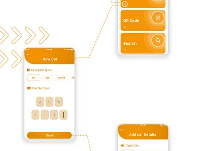 Smart Valet Parking App android app design ios ui uidesign ux