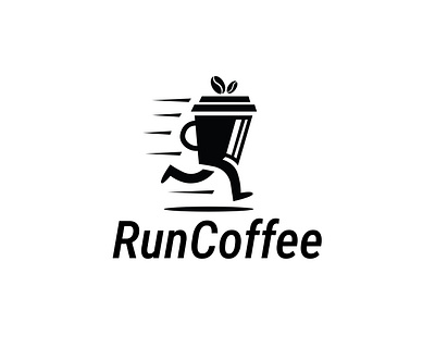 Fast Coffee Logo Design takeaway