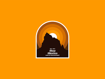 New Mexico branding design graphic deisgn illustration logo logos minimal minimalist new mexico nm southwest sticker stickers vector