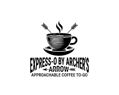 Vintage Coffee in Cup Logo cozy