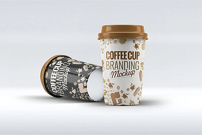 Coffee Cup Mock-Up branding cardboard chocolate coffee cup mock up cupcake disposable label mug packaging