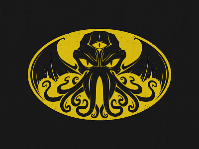 Arkham Monster batman cartoon design illustration logo pop t shirt tee vector