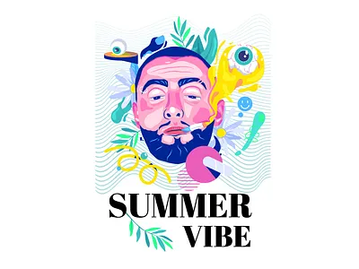 Mac Miller vector illustration background branding business cartoon design illustration logo person ui vector