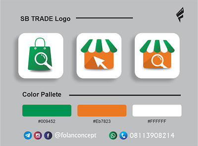 SB Trade Logo branding graphic design logo