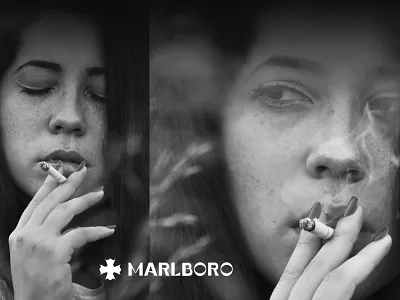 Alternative logo Marlboro brand branding concept design logo logodesign logotype vector