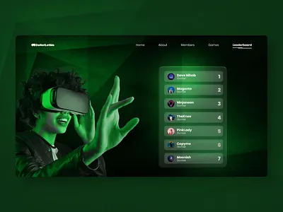 DailyUI #119 - Leaderboard adobexd daily 100 challenge dailyui dailyuichallenge design figma ui ux uidesign virtualreality vr